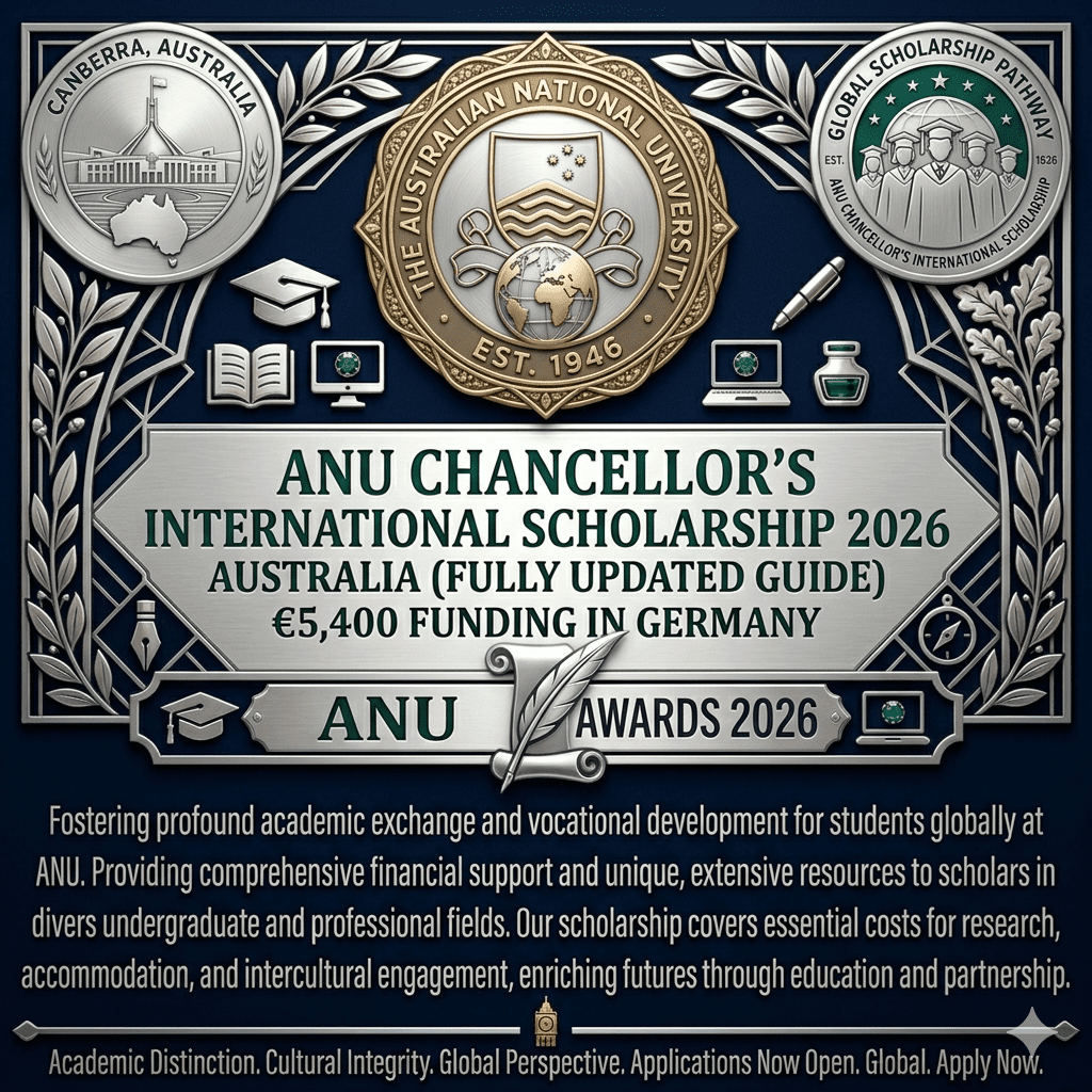 ANU Chancellor’s International Scholarship 2026 Guide Australia