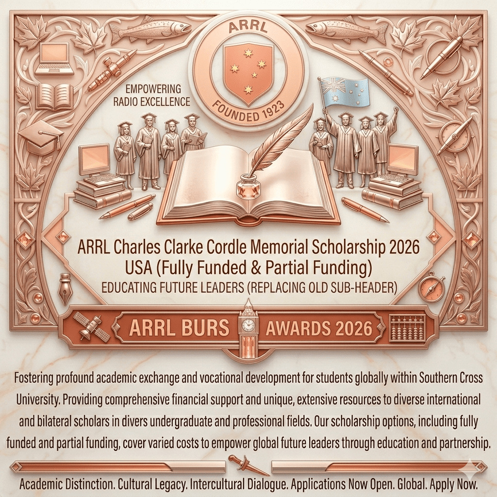ARRL Charles Clarke Cordle Memorial Scholarship 2026 USA Application Guide for Radio Operators