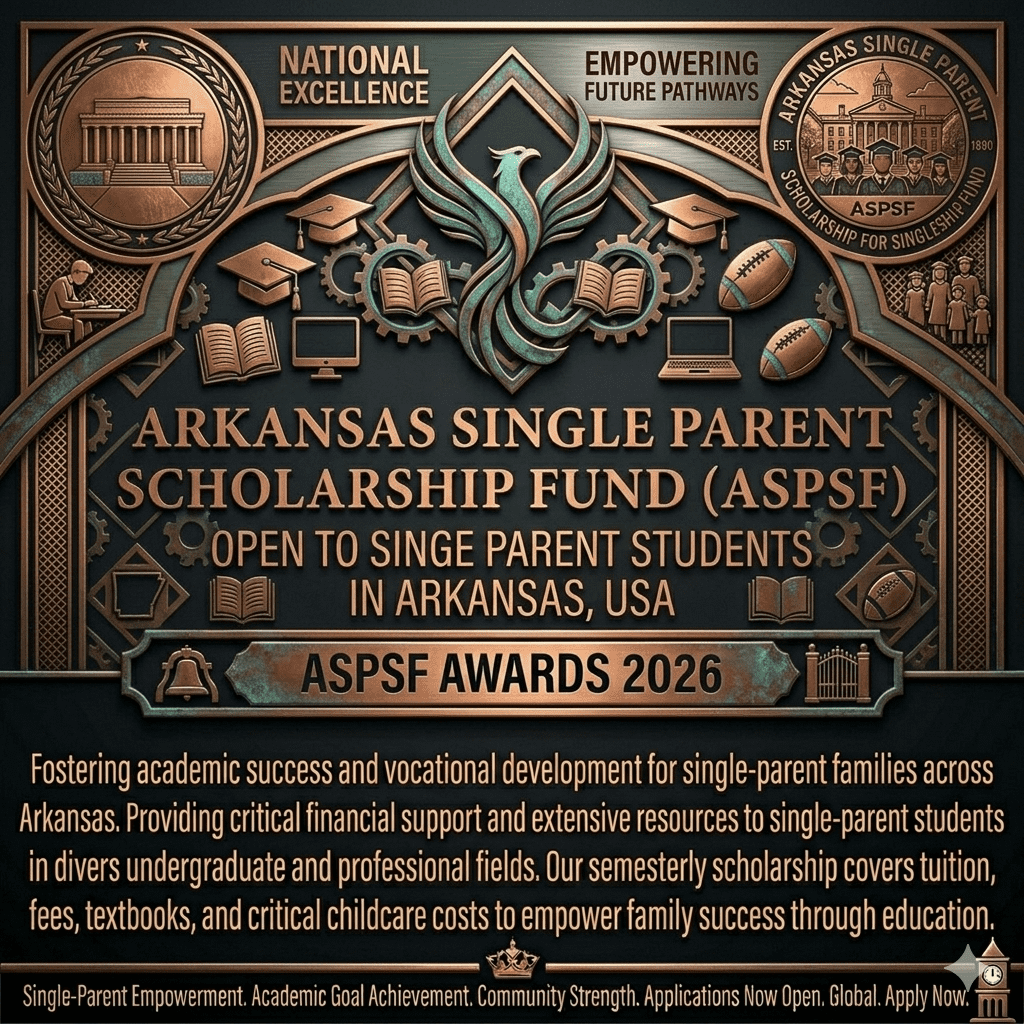 Arkansas Single Parent Scholarship Fund ASPSF 2026 Application USA.