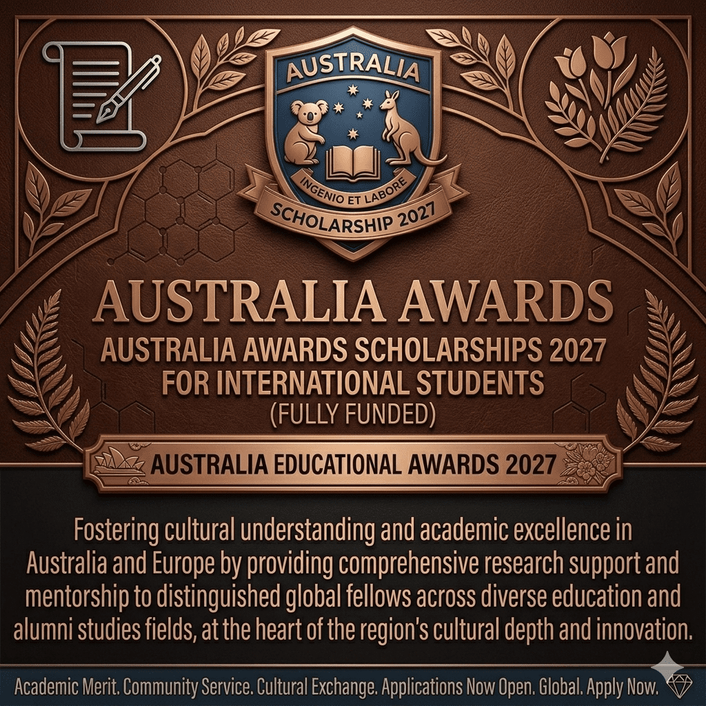 Australia Awards Scholarships 2027 Fully Funded Official Application.