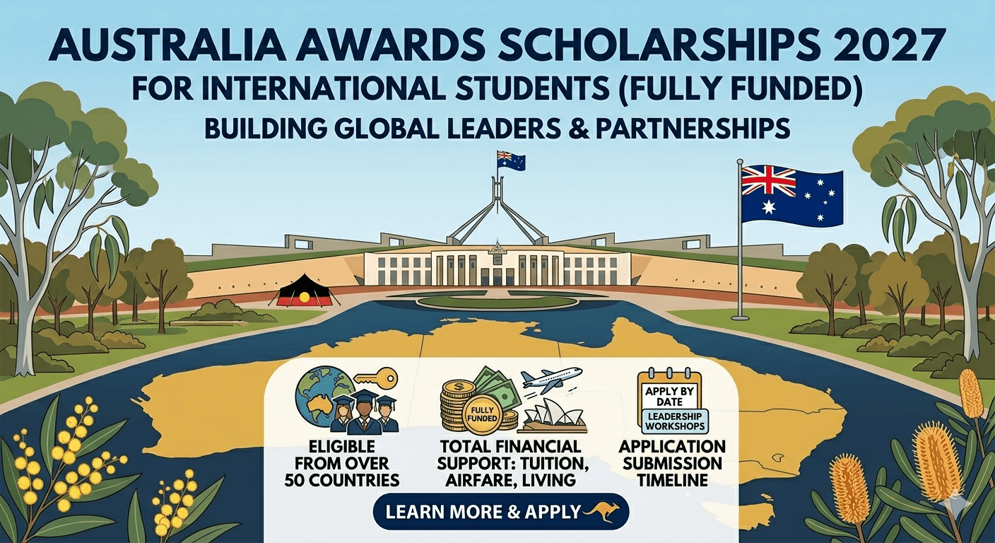 Australia Awards Scholarships 2027 International Students Fully Funded Guide OASIS Deadline