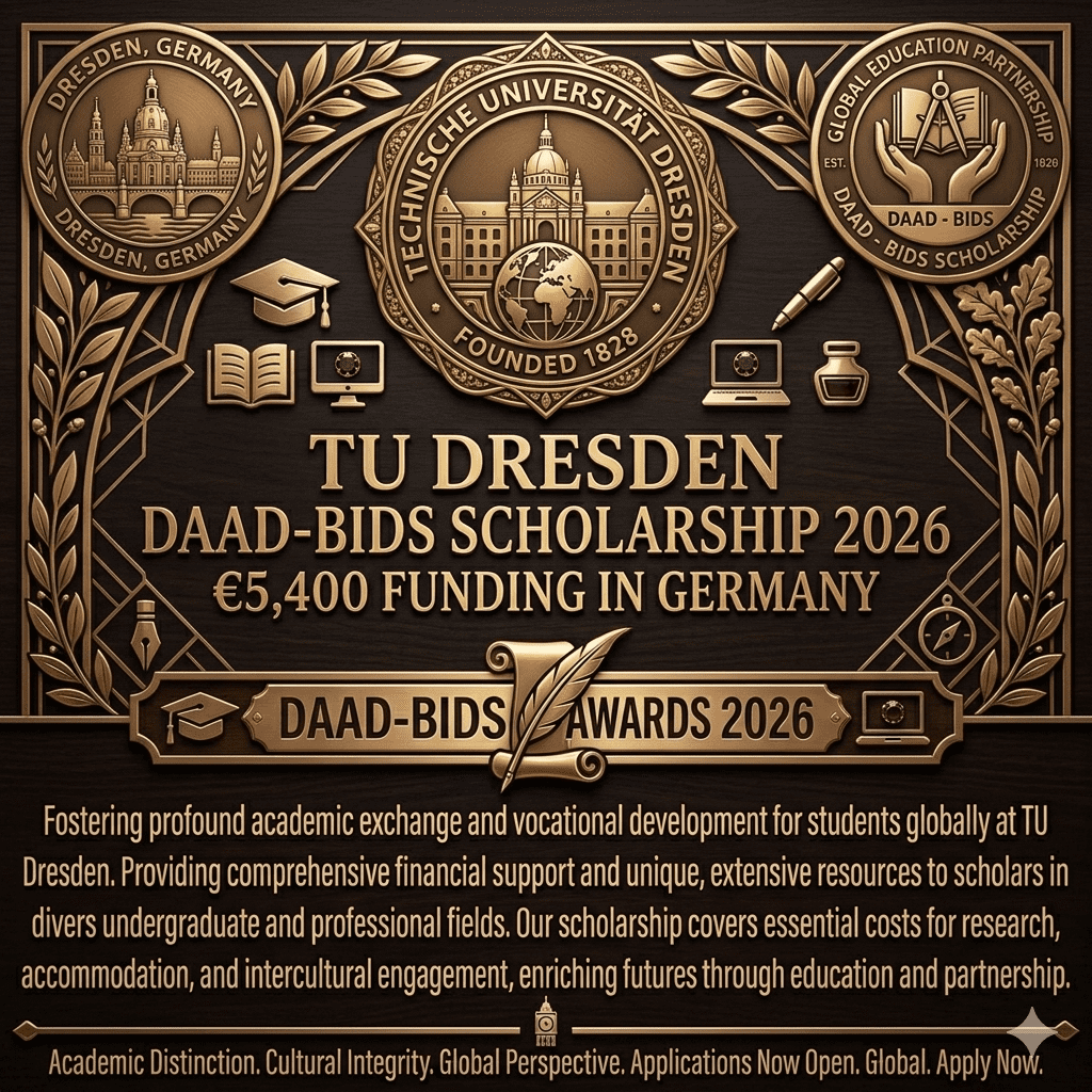 TU Dresden DAAD-BIDS Scholarship 2026 Germany Funding Guide