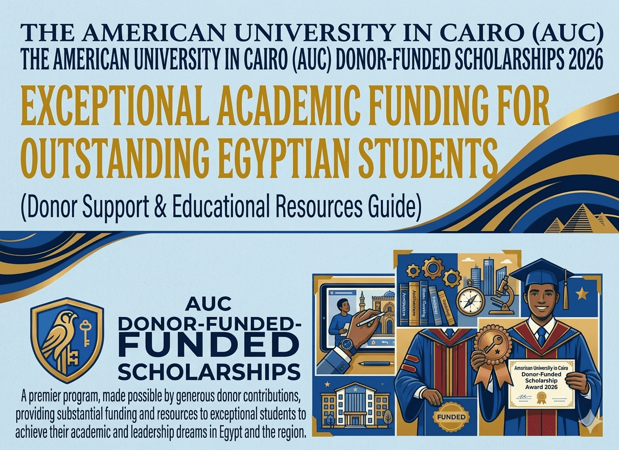 AUC Donor Scholarship 2026 Scholarship Fully Funded Study Egypt