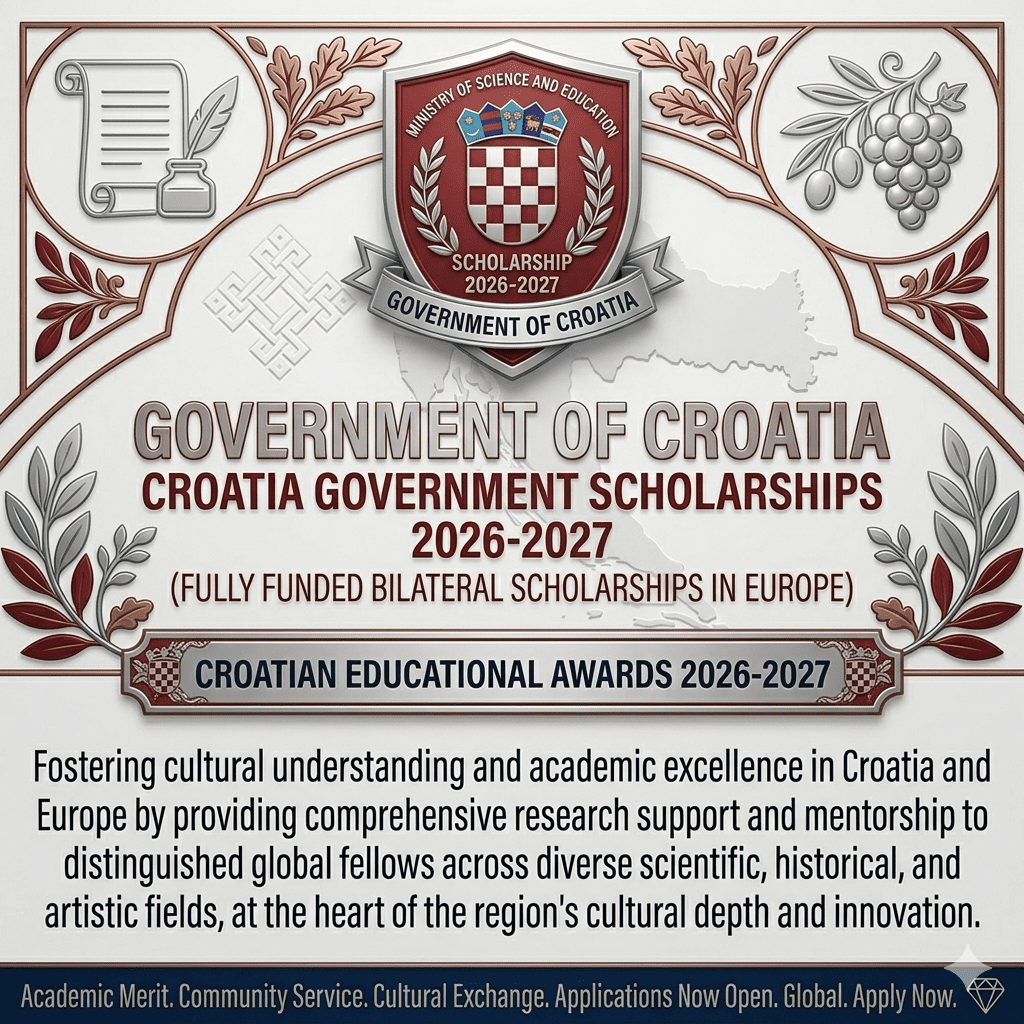 Croatia Government Scholarships 2026 Fully Funded Europe.