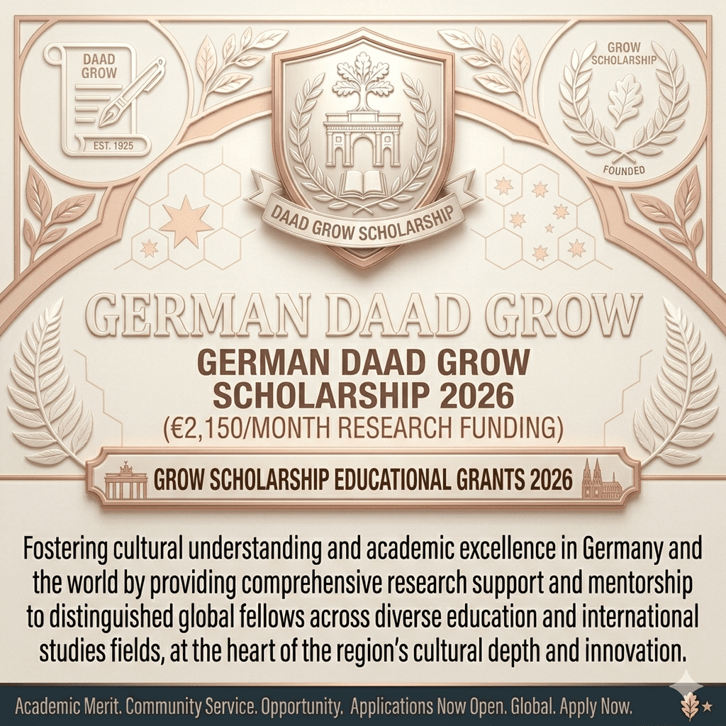 German DAAD GROW Scholarship 2026 Germany Research Funding Guide