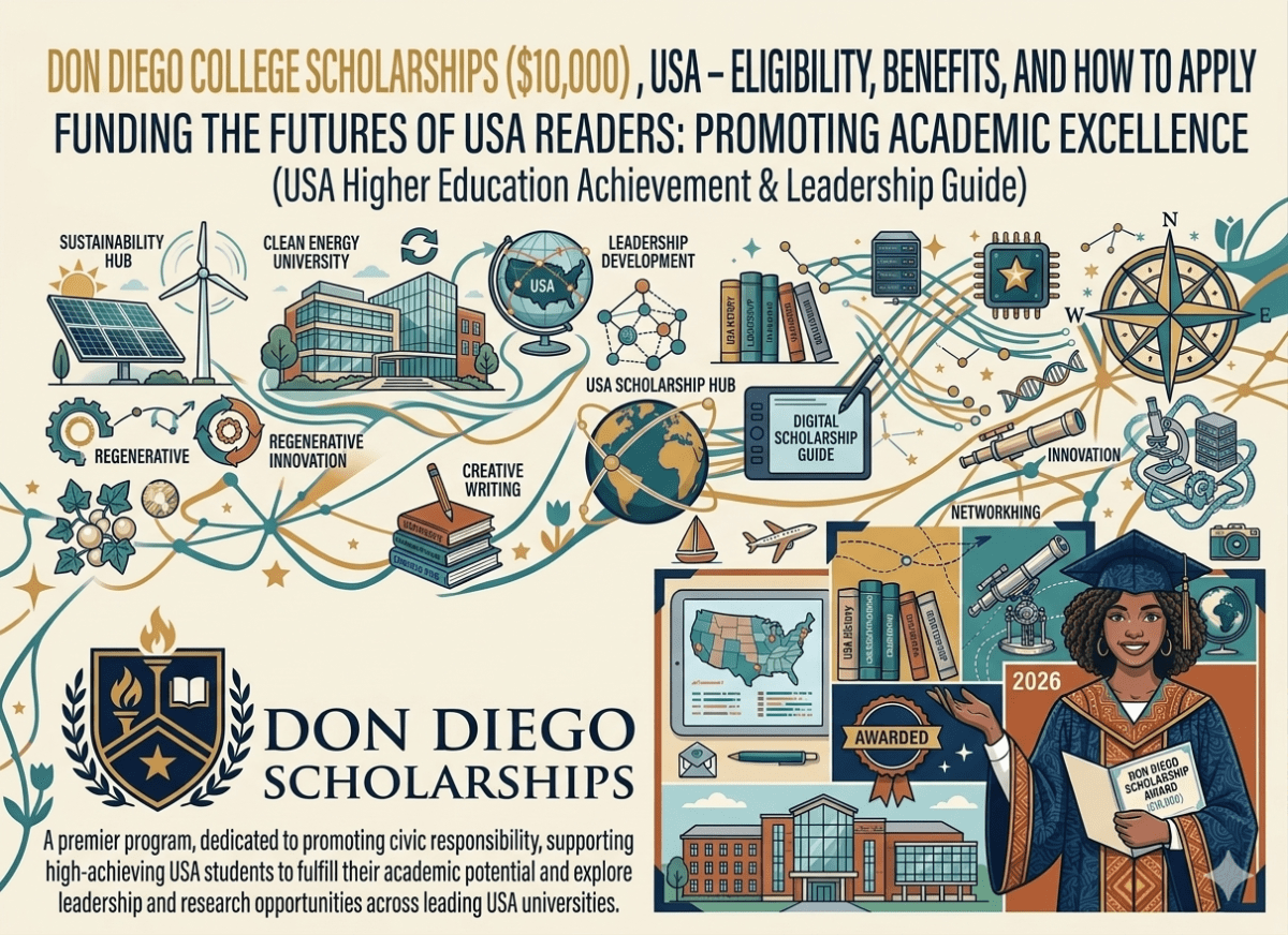 Don Diego Scholarship 2026 Scholarship Fully Funded Study USA