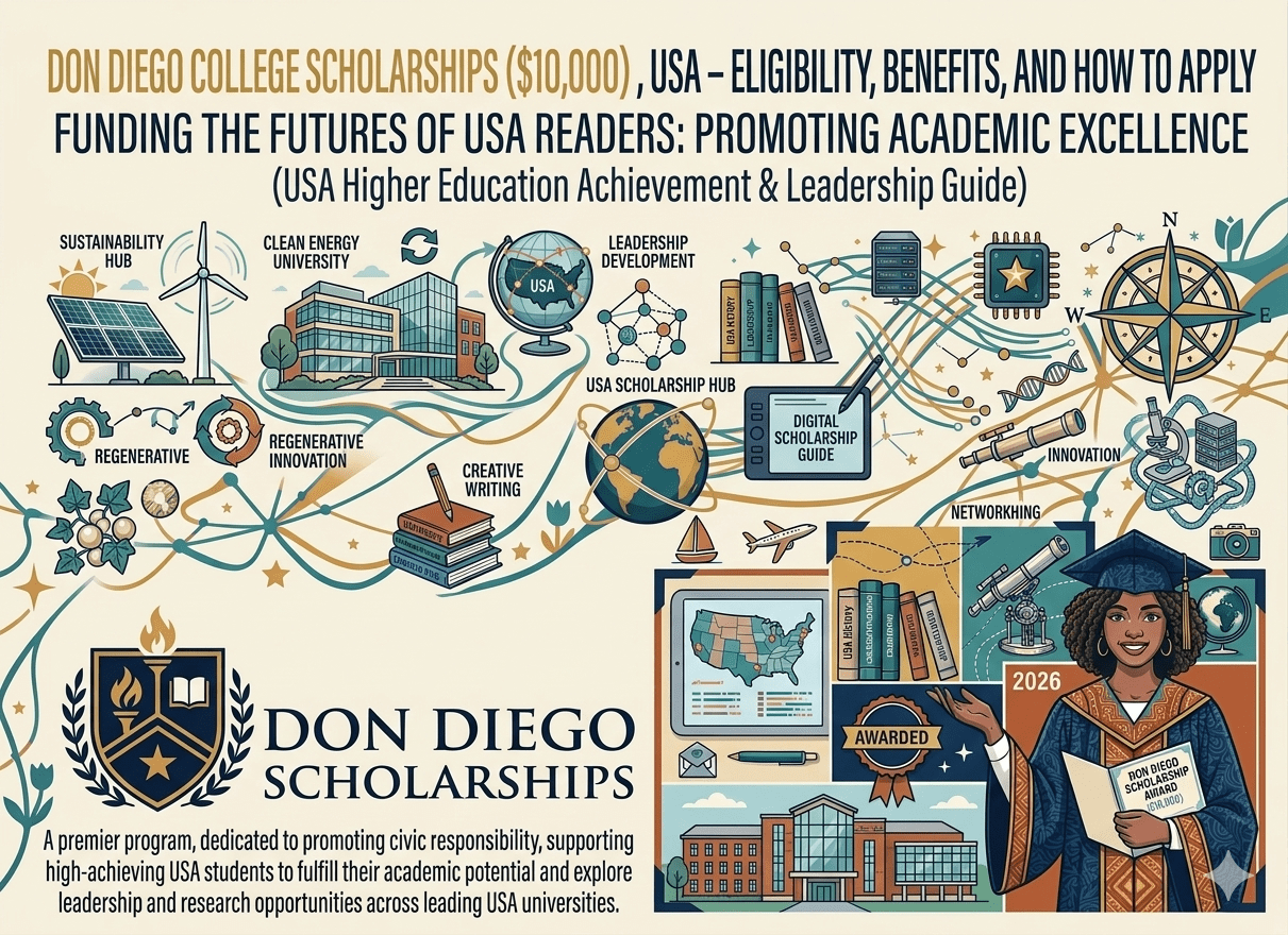 Don Diego Scholarship 2026 Scholarship Fully Funded Study USA