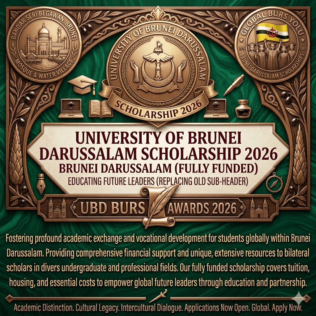 University of Brunei Darussalam Scholarship 2026 Fully Funded Application Guide