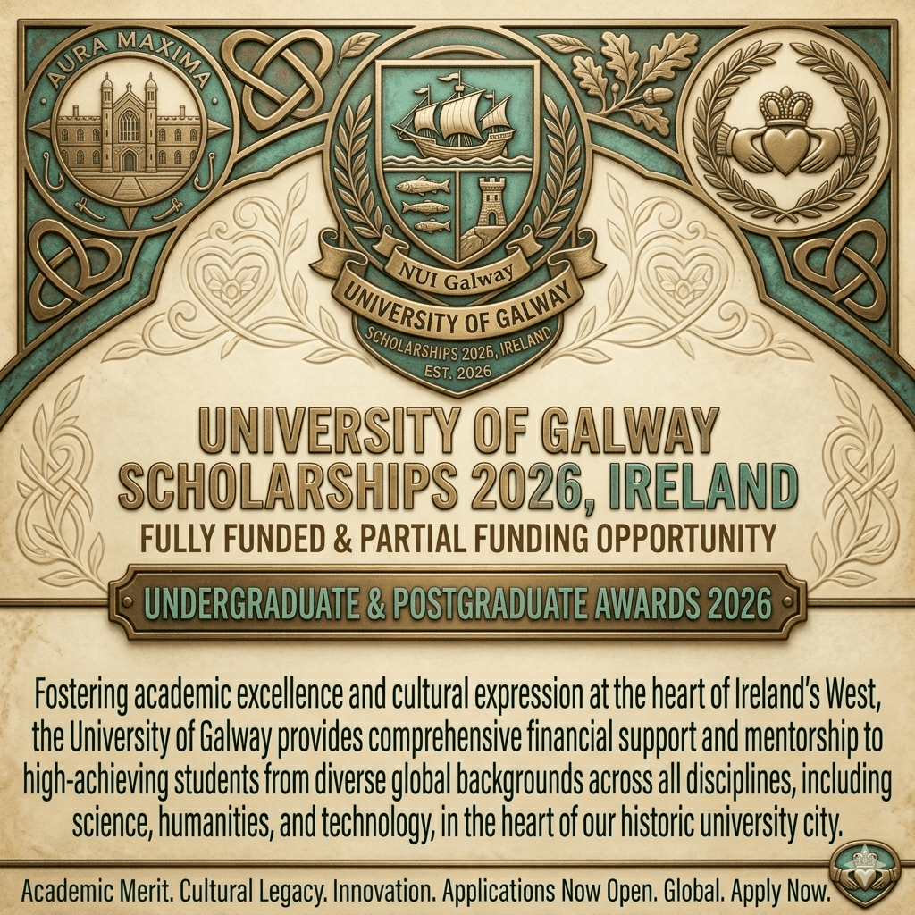 University of Galway Scholarships 2026 Ireland Fully Funded PhD Hardiman Guide