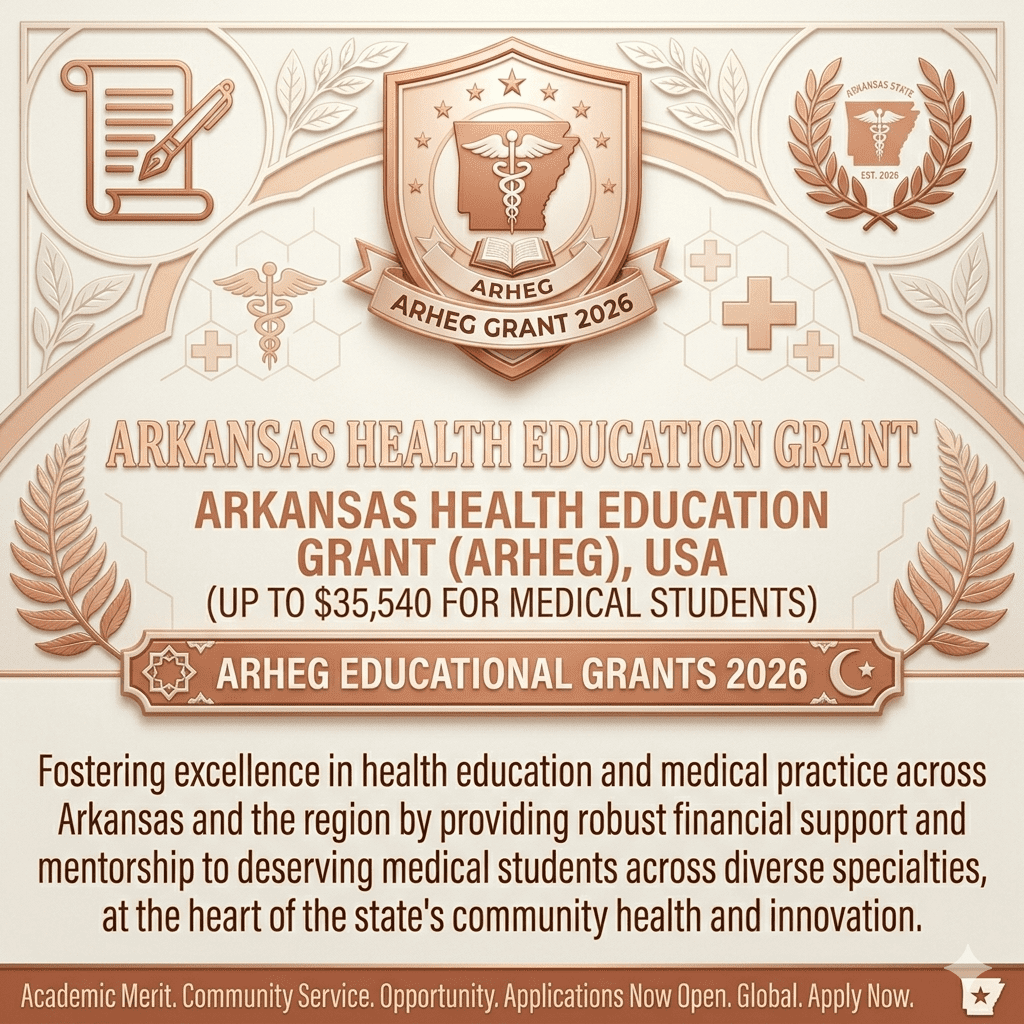 Arkansas Health Education Grant ARHEG 2026 USA Medical Scholarship Application Guide