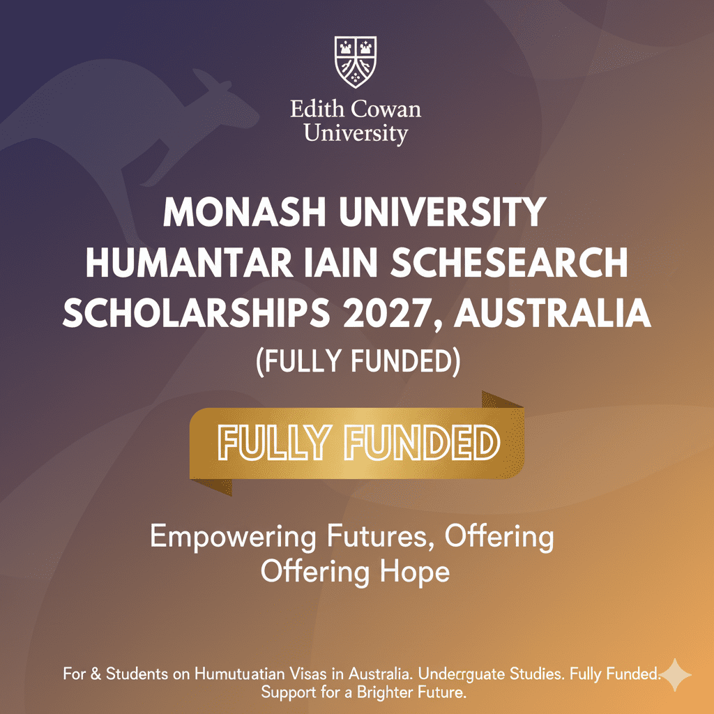 Monash University Humanitarian Scholarship 2027 Australia Fully Funded Undergraduate Refugee Asylum Seeker