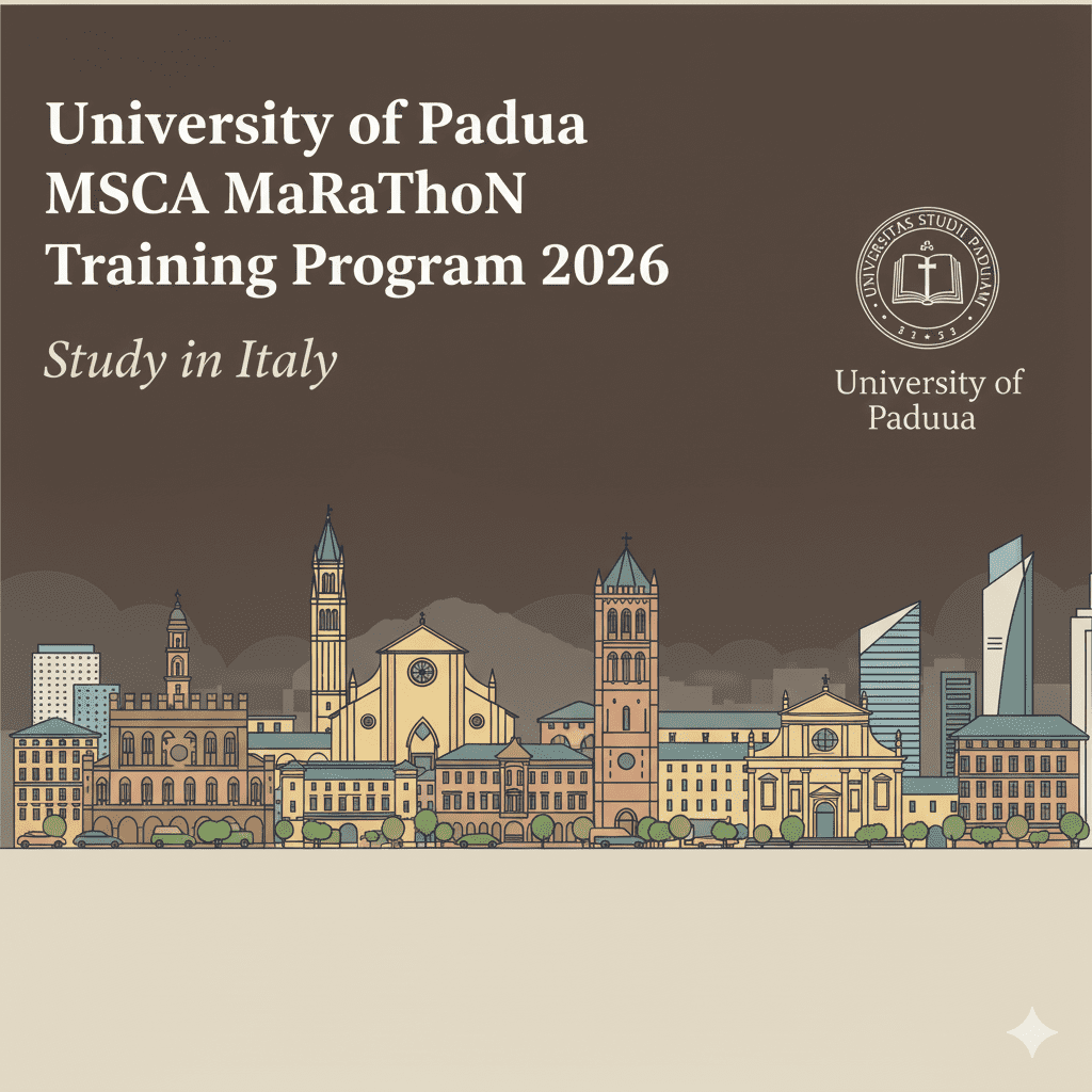 MSCA MaRaThoN Training Program 2026 University of Padua Italy.
