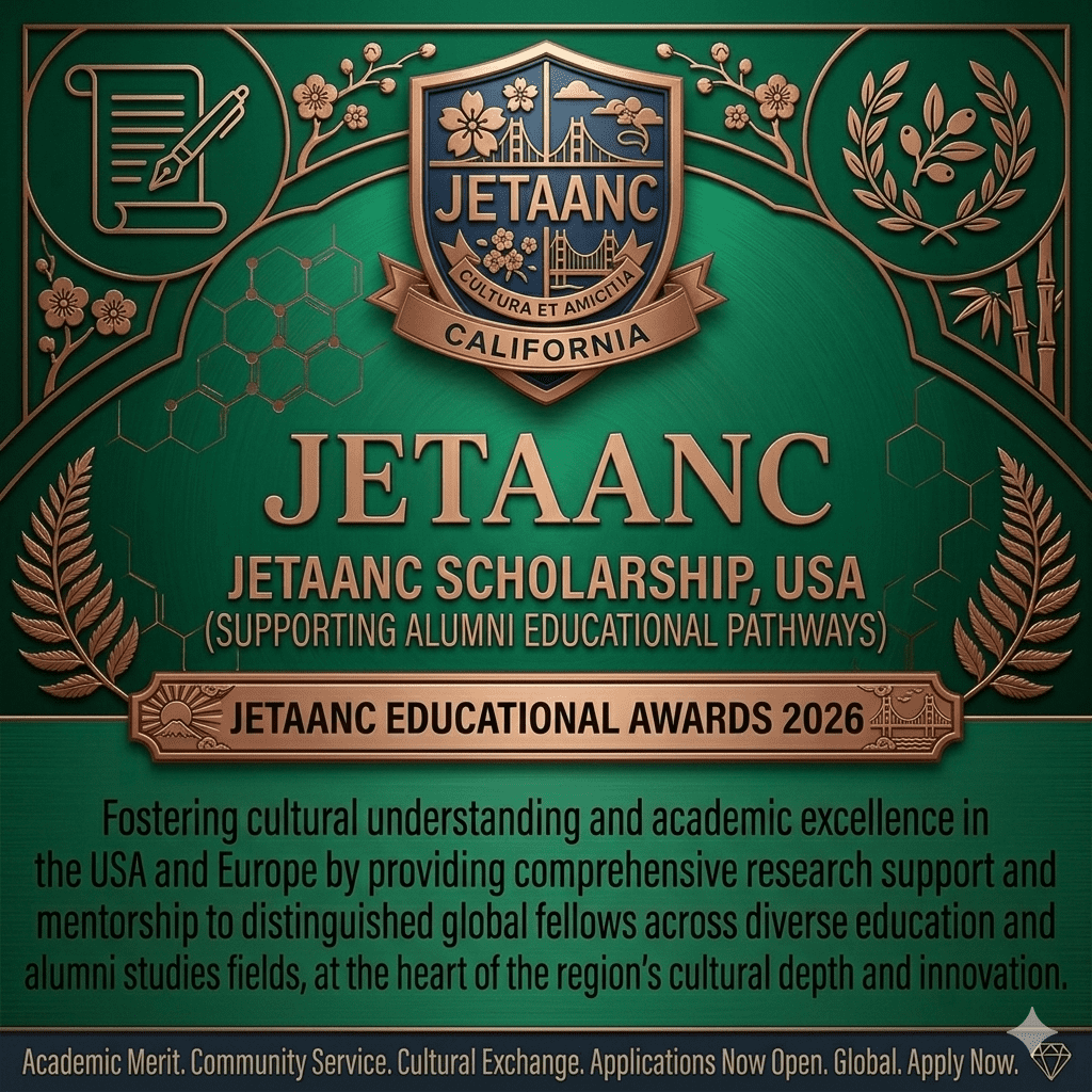 JETAANC Scholarship 2026 USA Fully Funded Application.
