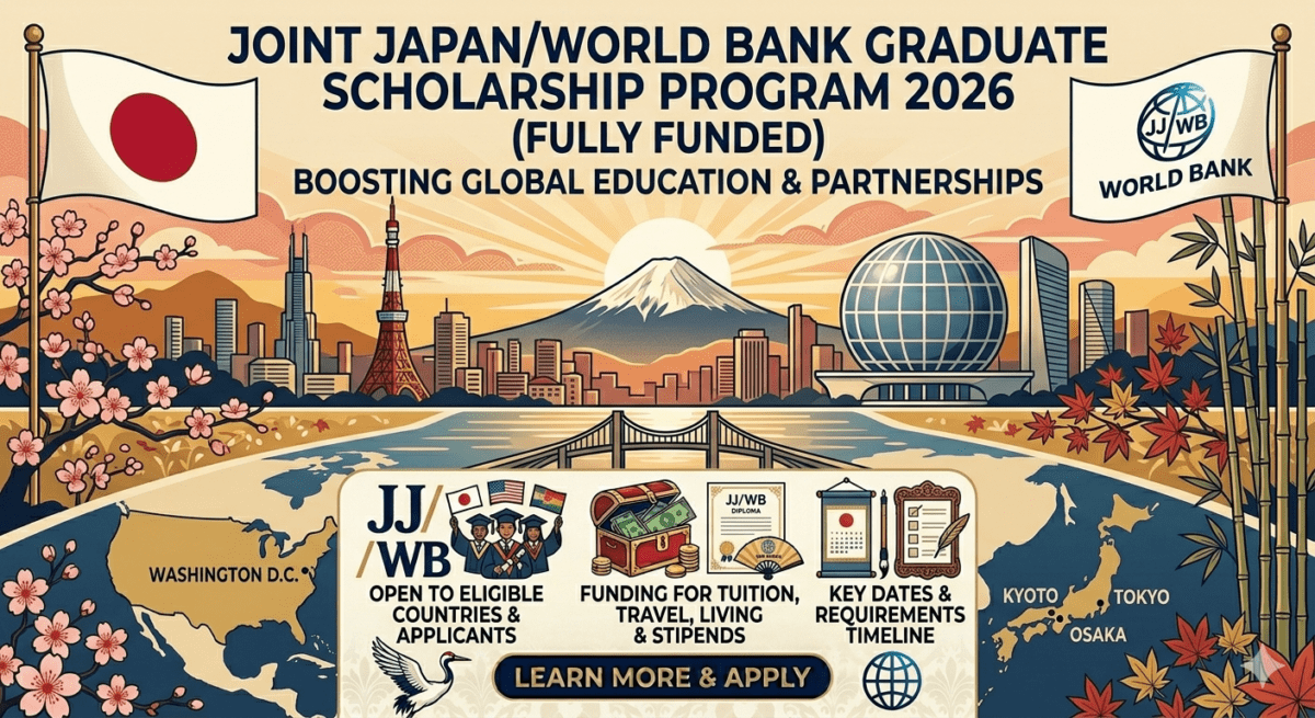 World Bank Scholarship 2026 JJWBGSP Guide