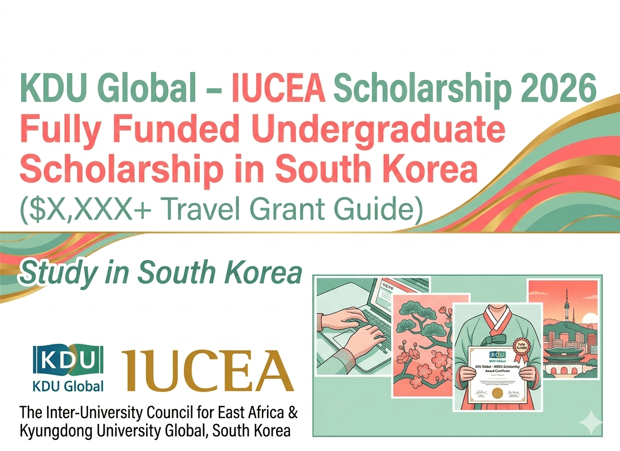 KDU IUCEA Scholarship 2026 Fully Funded Korea