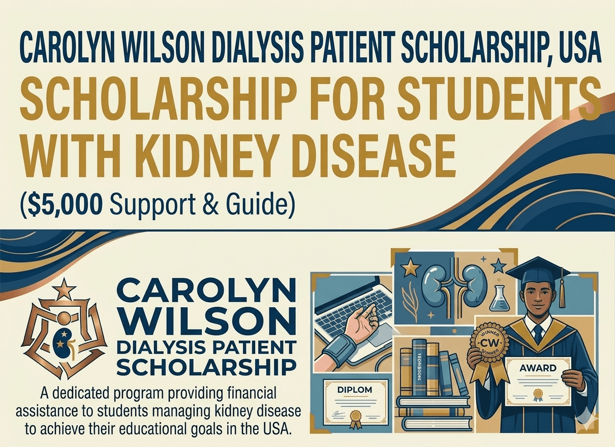 Carolyn Wilson Dialysis Patient Scholarship 2026: USA