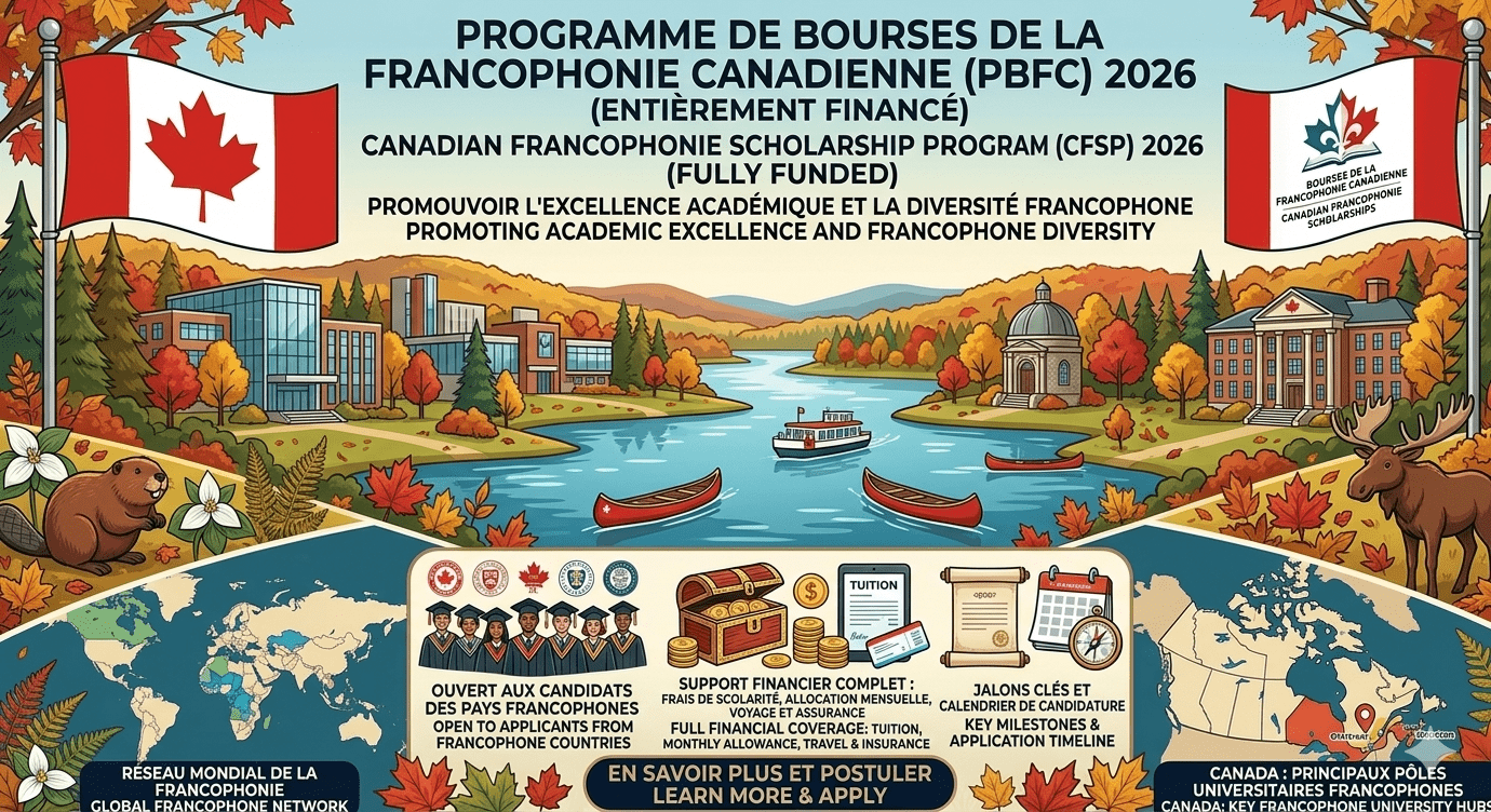 Canadian Francophonie Scholarship 2026 Fully Funded Canada Guide
