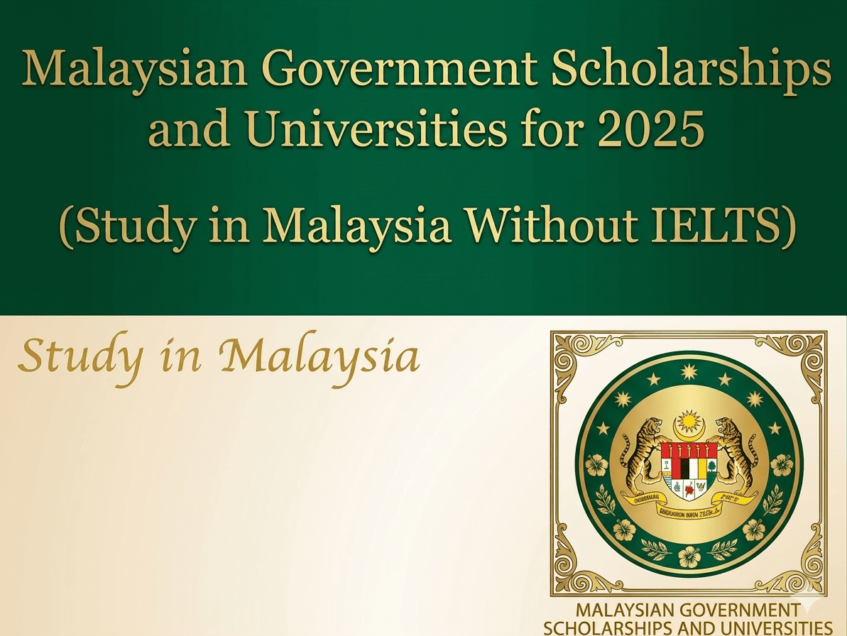 Malaysia Scholarship 2025 Scholarship Fully Funded Study Malaysia No IELTS
