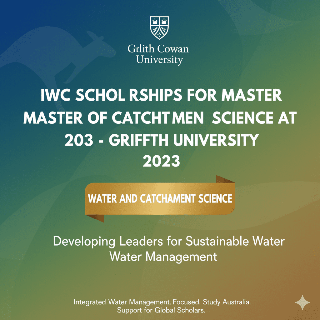 IWC Master of Catchment Science Scholarship Griffith University Australia Full Tuition Fee Waiver