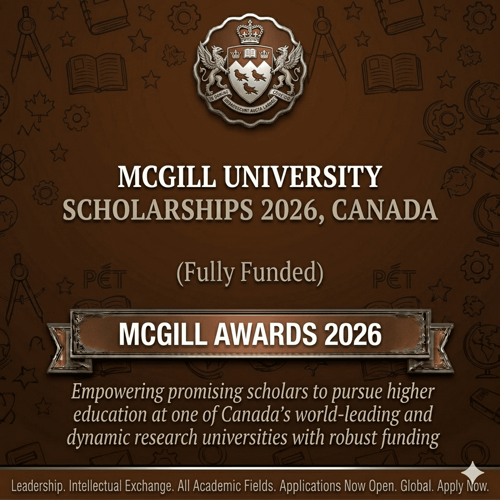 McGill University Scholarships 2026 Canada Fully Funded McCall MacBain