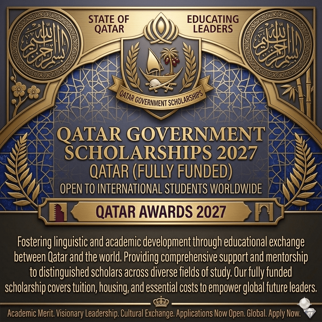 Qatar Government Scholarships 2027 Fully Funded Official Application.