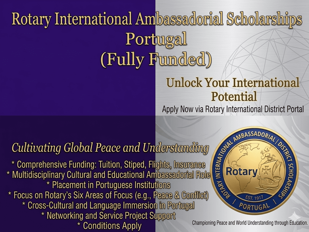 Rotary Scholarship 2026 Apply Now Fully Funded Graduate Award Portugal No IELTS Required