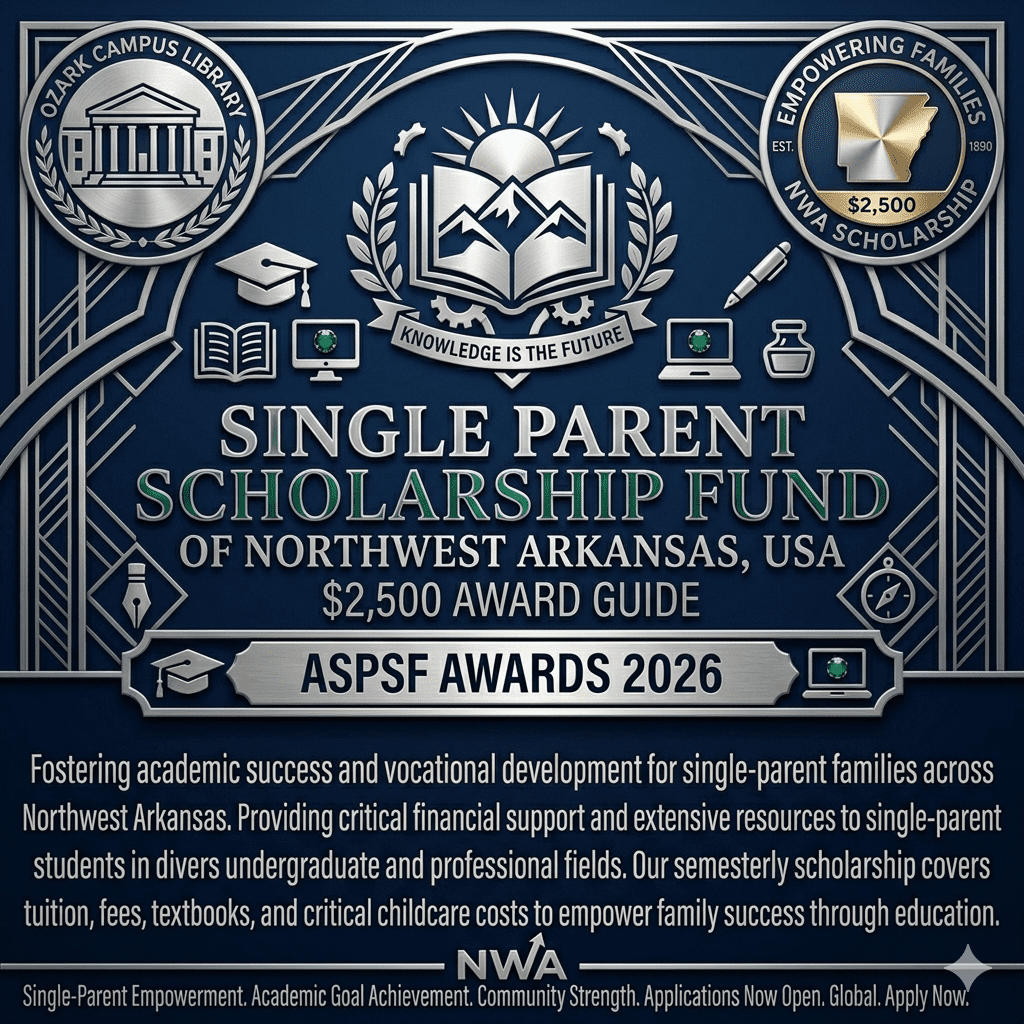 Single Parent Scholarship Fund of Northwest Arkansas 2026 Application Guide USA