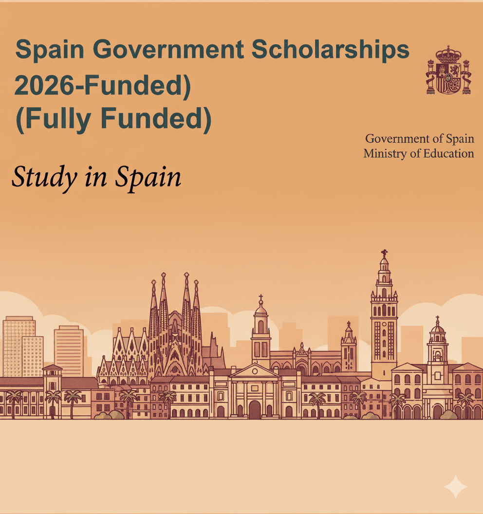 Spain Government Scholarship 2026 2027 Fully Funded AECID Master PhD Spain Europe