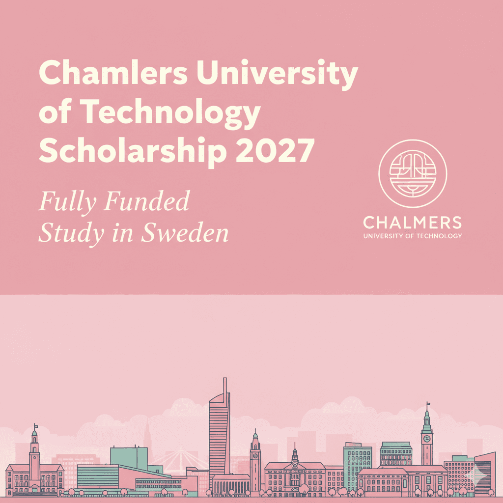 Chalmers University of Technology Scholarship 2027 Sweden Fully Funded.