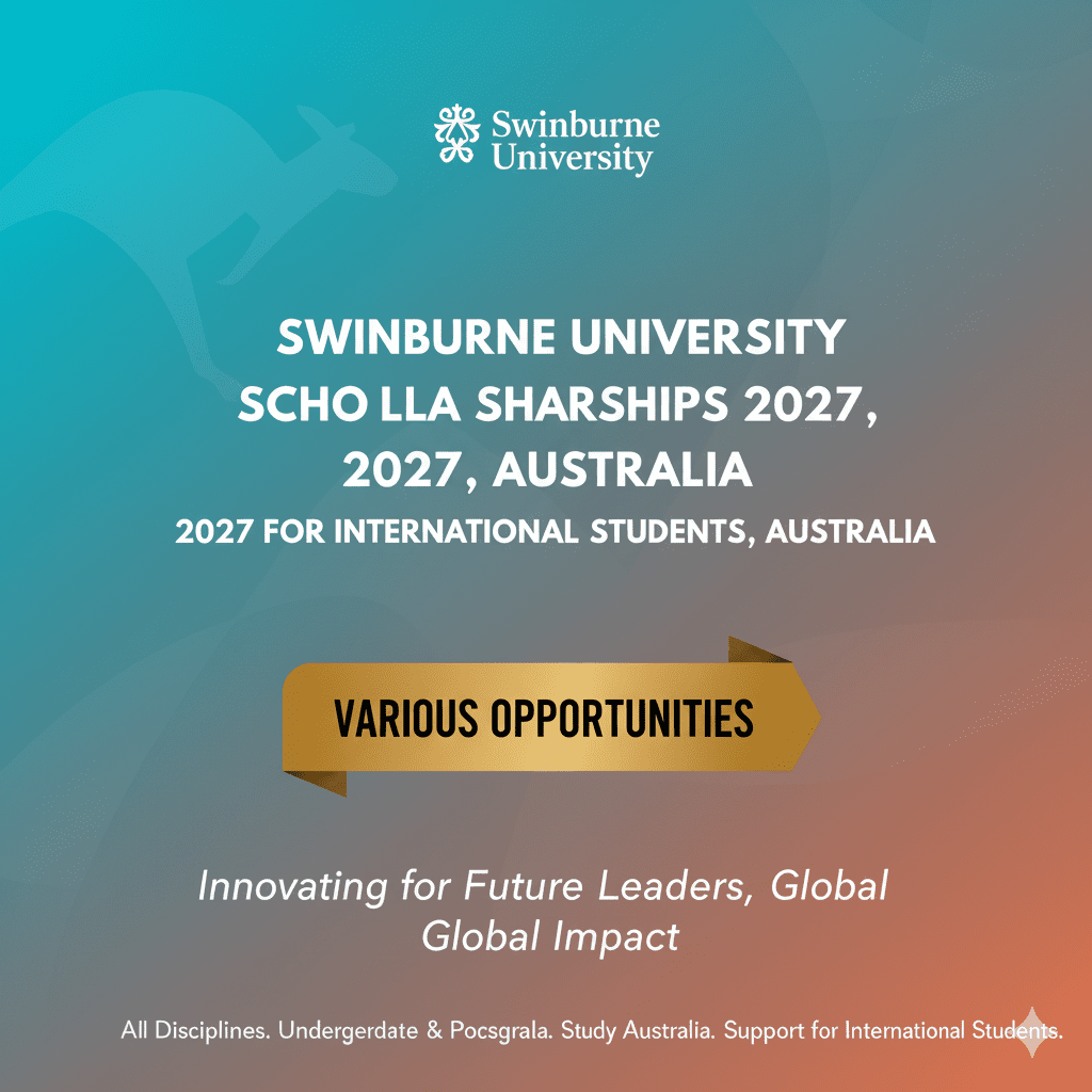 Swinburne University Scholarships 2027 Australia International Excellence 75% Tuition Fee Reduction