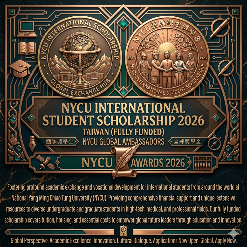 NYCU International Student Scholarship 2026 Taiwan Fully Funded Application Guide
