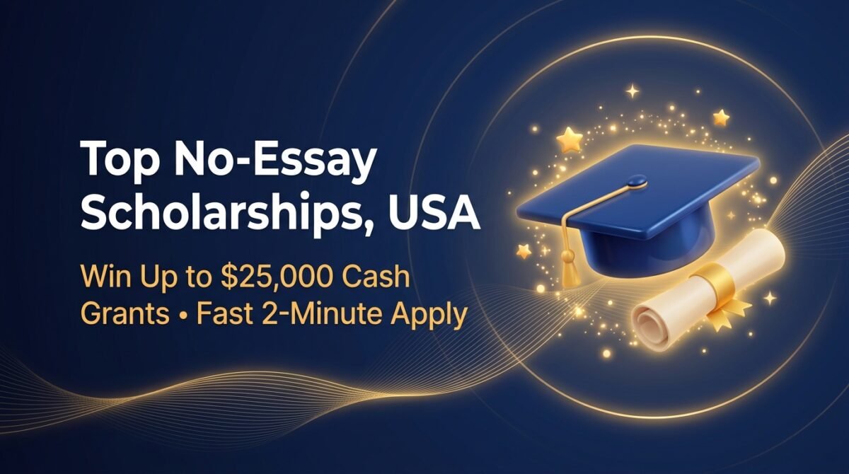 Top No-Essay Scholarships 2026-2027 USA