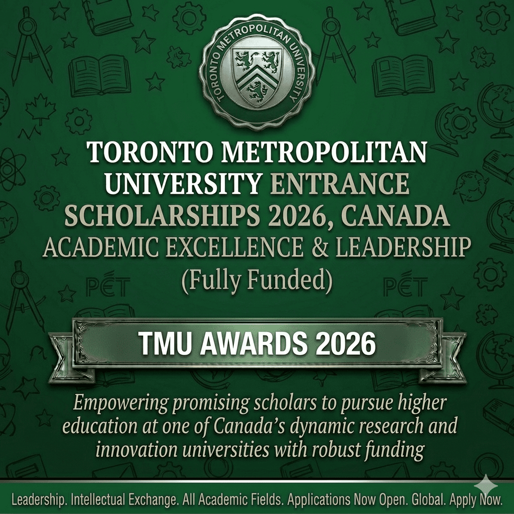 toronto Metropolitan University Entrance Scholarships 2026 Guide.