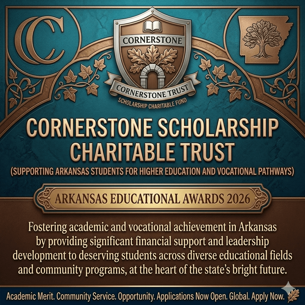 Cornerstone Scholarship Charitable Trust 2026 Arkansas USA.