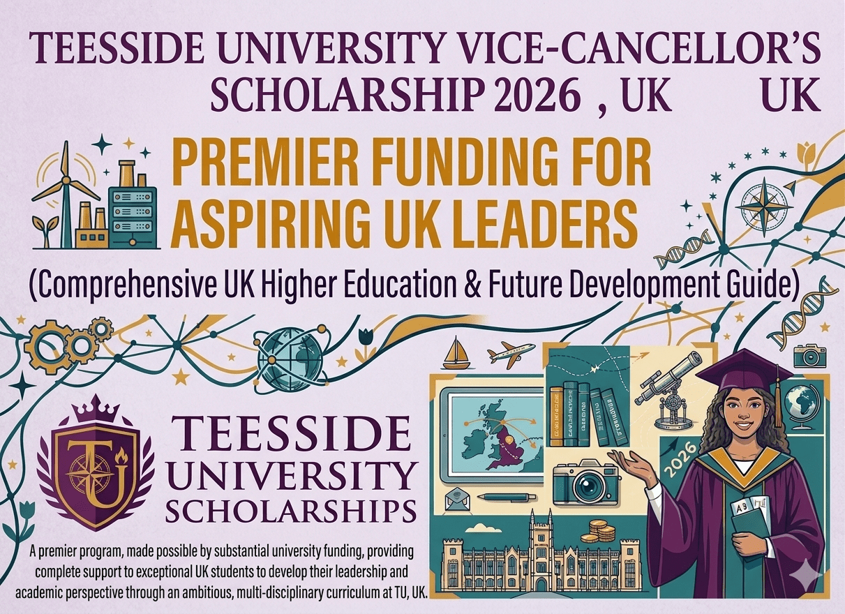 Teesside Scholarship 2026 Scholarship Fully Funded Study UK