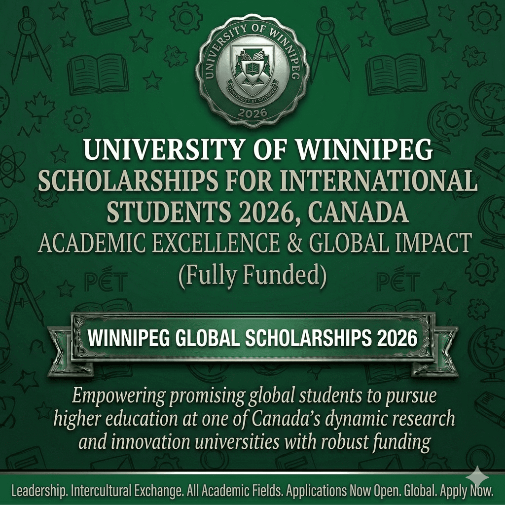 University of Winnipeg Scholarships for International Students 2026 Canada.