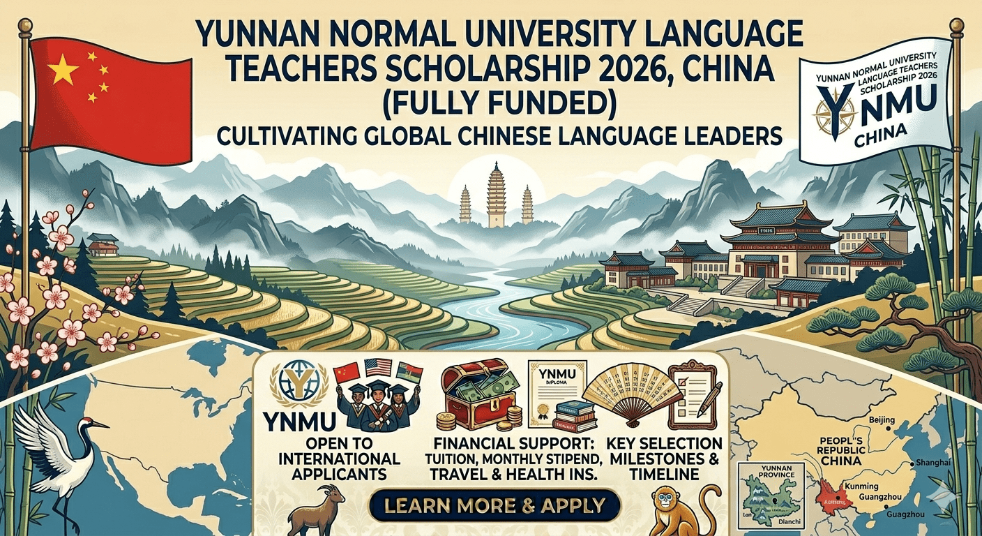 Yunnan University Scholarship 2026 Fully Funded China