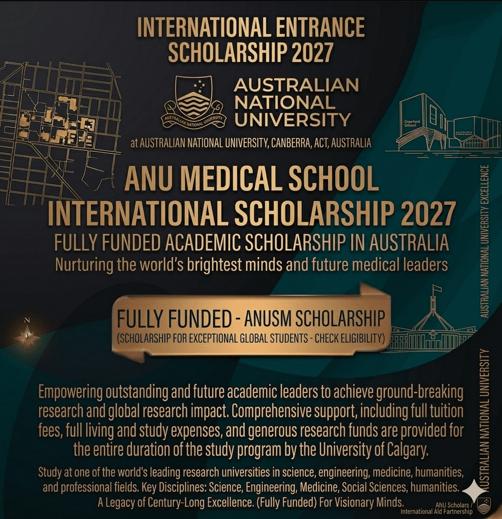 ANU Scholarship 2027 Scholarship Fully Funded Study Australia Australian National University Research