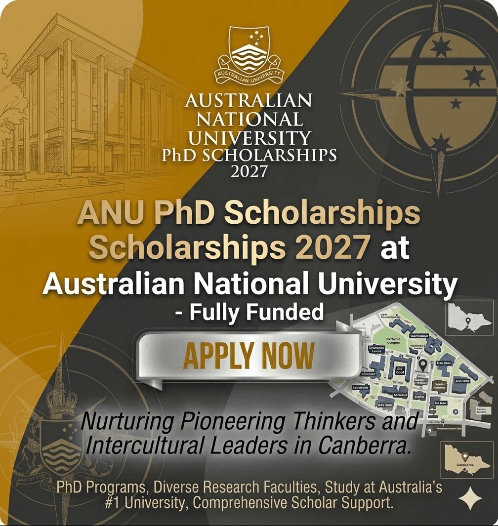 ANU Scholarship 2027 Amazing Fully Funded.