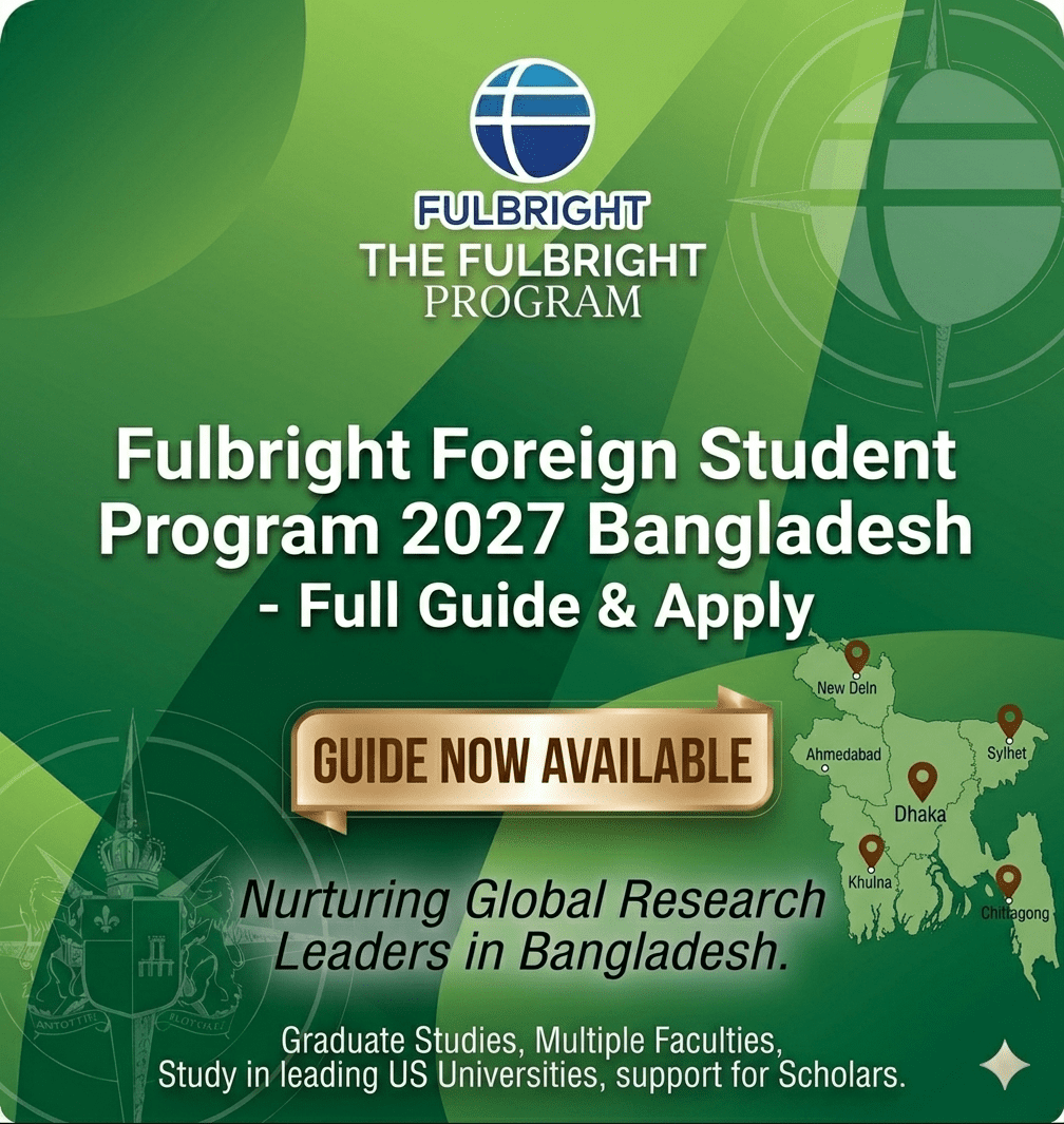 Fulbright Program 2027 Bangladesh Scholarship.