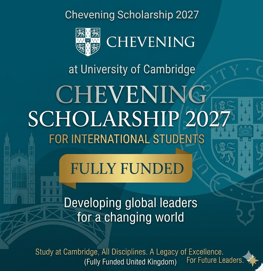 Chevening Scholarship 2027 Amazing Fully Funded