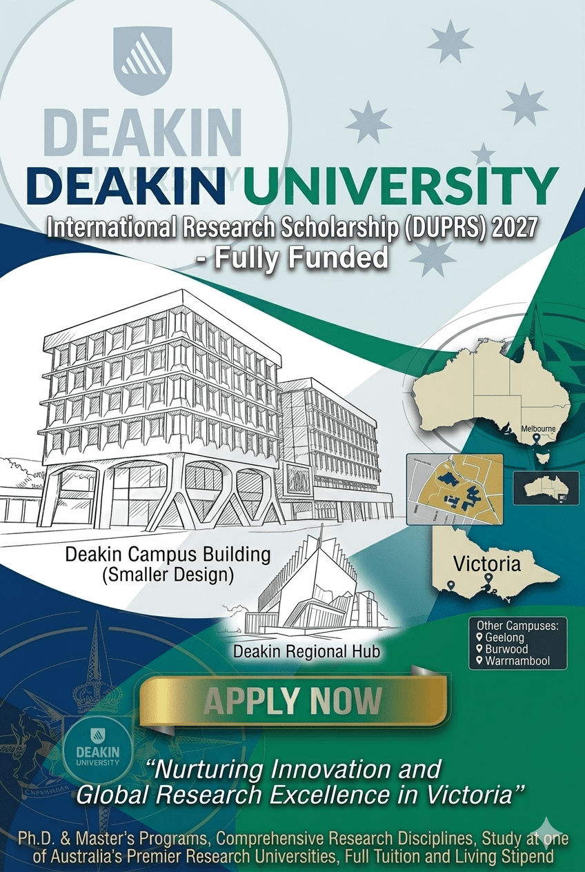 Deakin Scholarship 2027 Amazing Fully Funded.