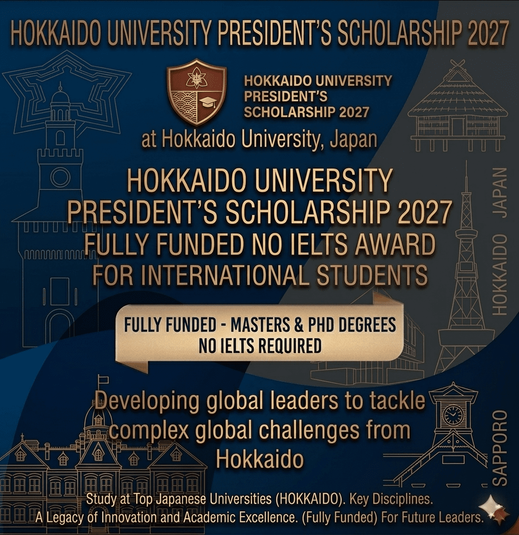 Hokkaido Scholarship 2027 Scholarship Fully Funded Study Japan