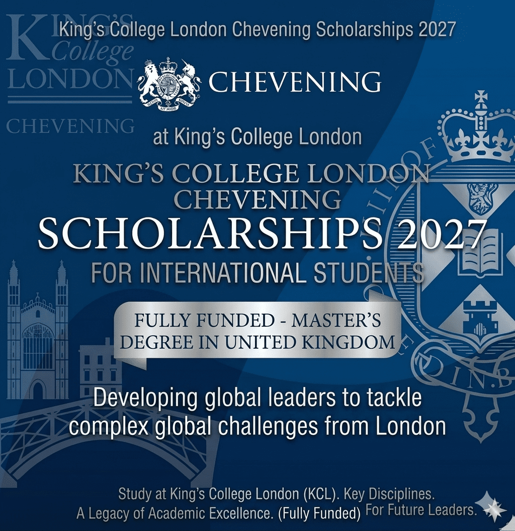King's College London KCL Chevening Scholarships 2027 Fully Funded UK Award