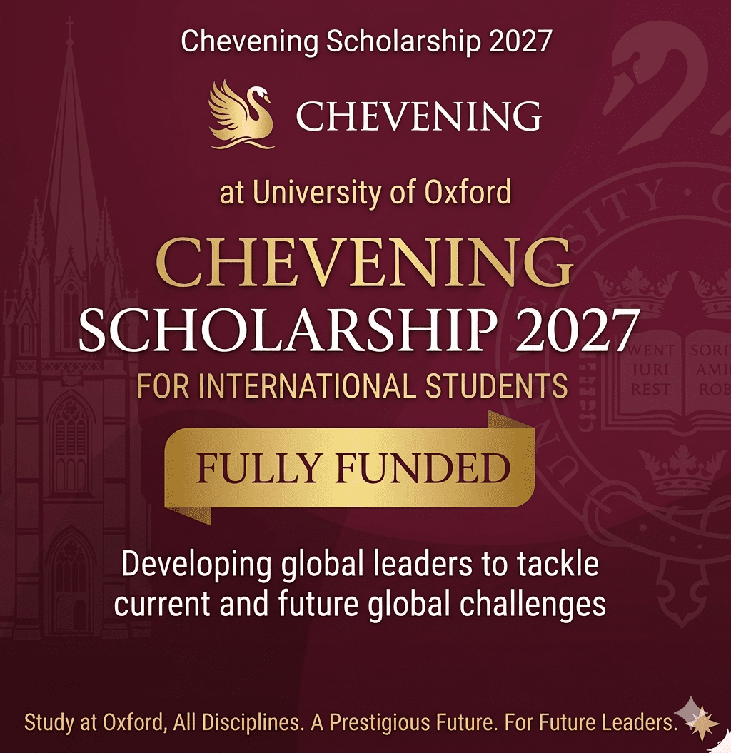 Chevening Scholarship 2027 Amazing Fully Funded.