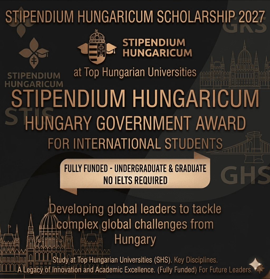 Hungary Scholarship 2027 Scholarship Fully Funded Study Hungary Europe