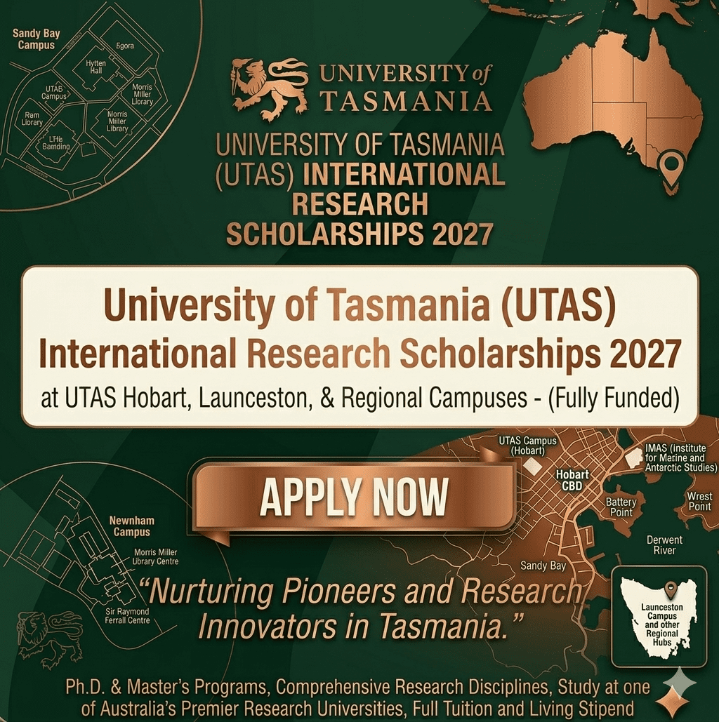UTAS Scholarship 2027: Best Amazing Fully Funded Study