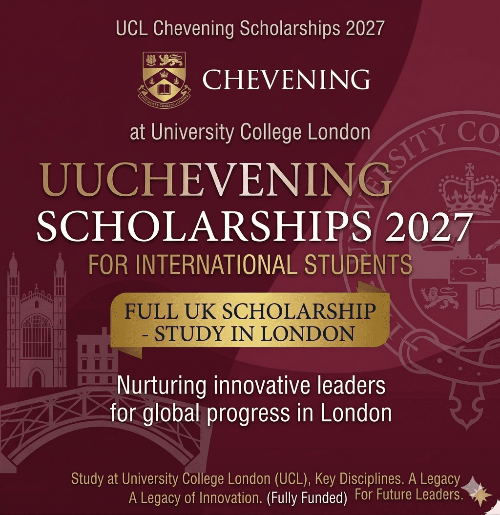 UCL Chevening 2027 Fully Funded Scholarship Study in London UK