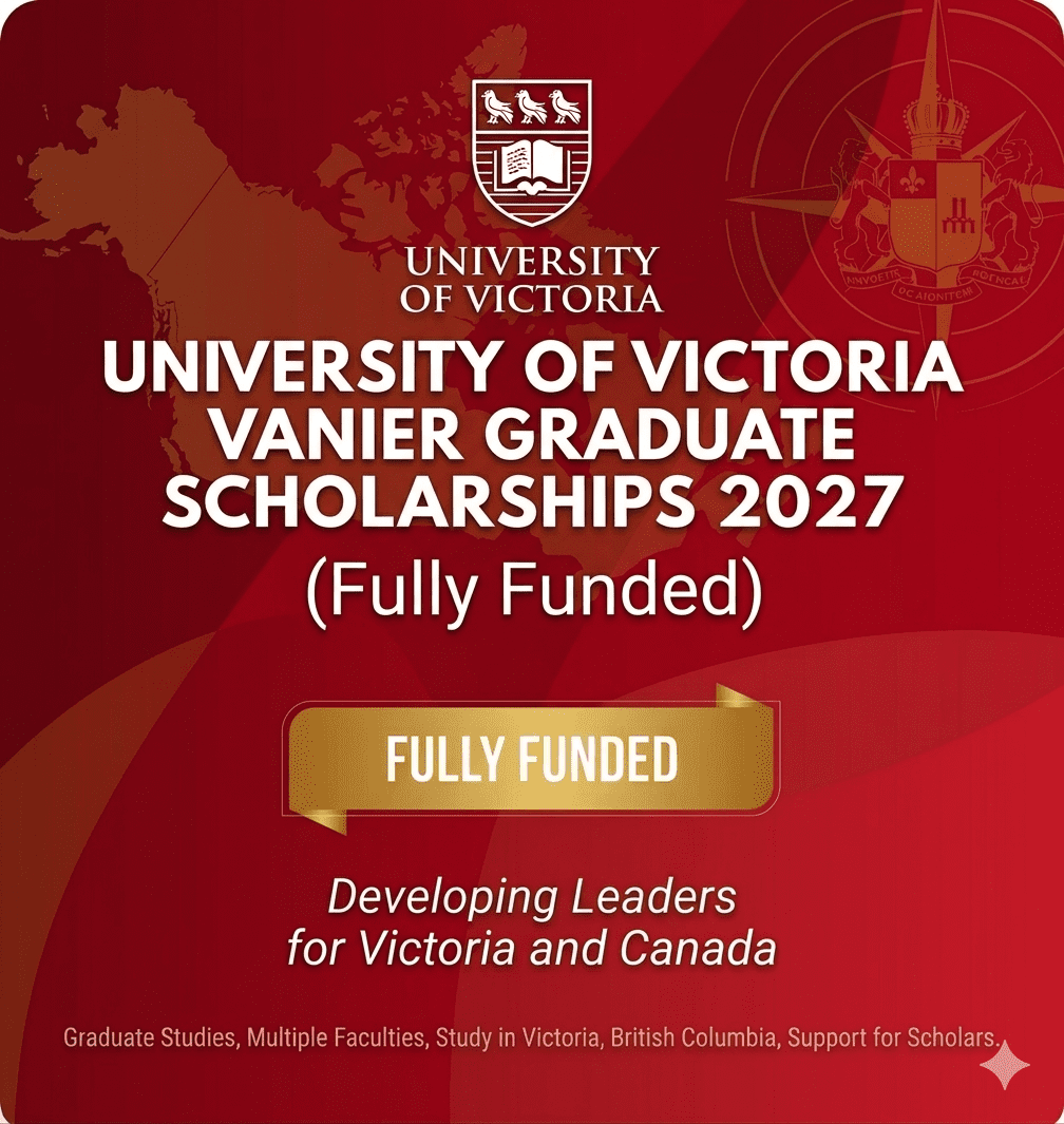 UVic Vanier Scholarships 2027 Canada.