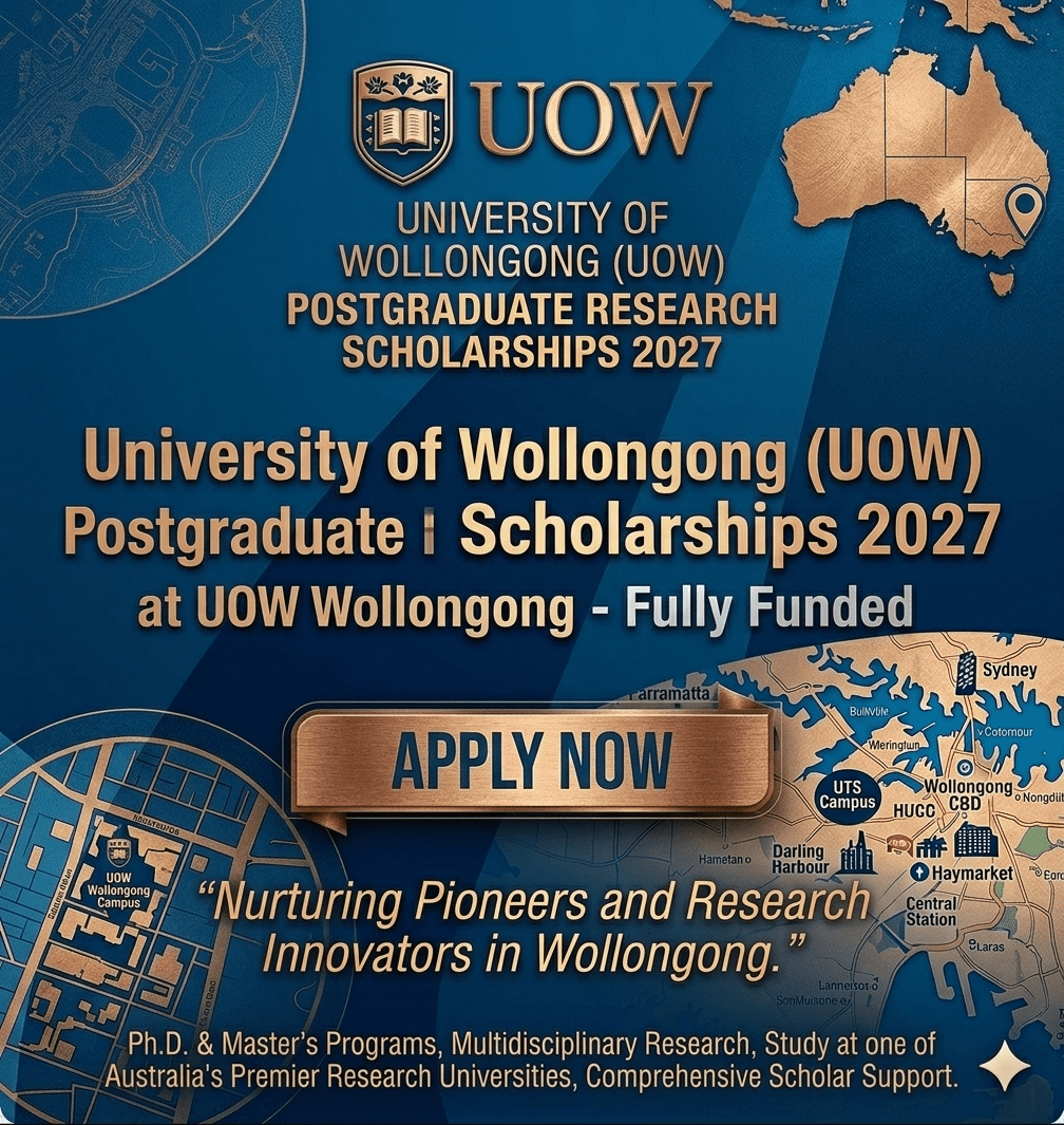 UOW Scholarship 2027 Amazing Fully Funded.